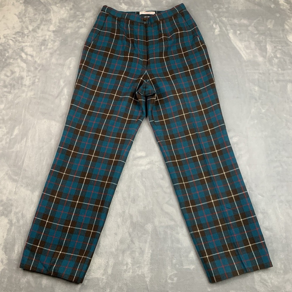 Vintage Pendleton Pants Tartan Plaid Womens‎ Size 14 Mac Kinnon Hunting Golf